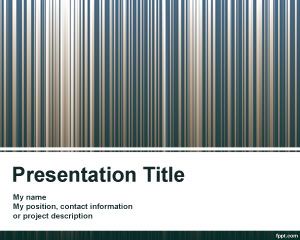 Free Modern Barcode PowerPoint Template for Presentations