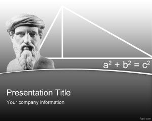 Free Pythagoras PowerPoint Template