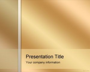 Golden PowerPoint Template PPT Template