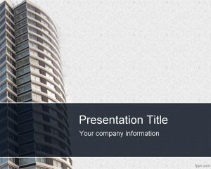 Apartment Buildings PowerPoint Template PPT Template