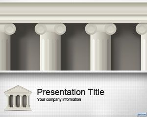 Public Institution Governance PowerPoint Template PPT Template