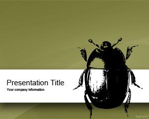 Plantilla PowerPoint de Insecto PPT Template