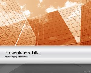 Orange Corporate Project PowerPoint Template PPT Template