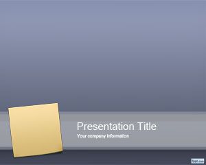 Sticky Note PowerPoint Template