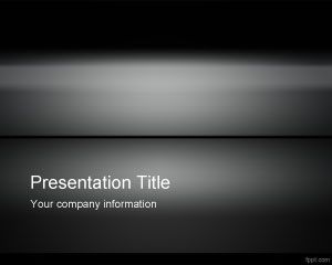 Dark Iron PowerPoint Template PPT Template