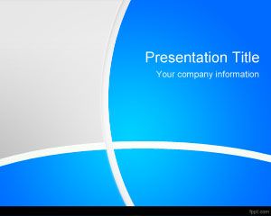 Blue Manager PowerPoint Template PPT Template