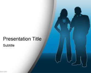 Business Scene PowerPoint Template PPT Template