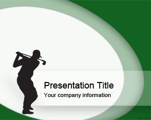 Golf Swing PowerPoint Template