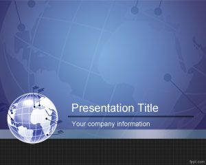 Global Partner PowerPoint Template PPT Template