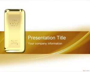 Bullion PowerPoint Template PPT Template