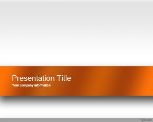 Plantilla PowerPoint Atractiva de color Naranja