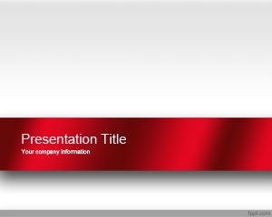 red powerpoint template engaging
