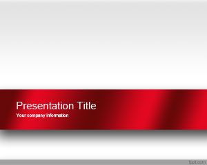 Plantilla PowerPoint Atractiva de color Rojo