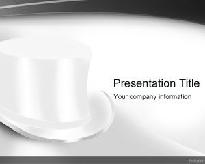 Plantilla PowerPoint de Sombrero Blanco