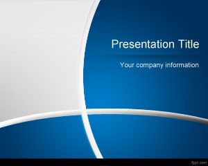 Dark Blue Manager PowerPoint Template