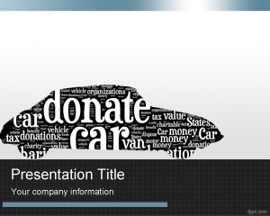 Donate Car PowerPoint Template