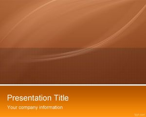 Orange High Tech PowerPoint Template PPT Template