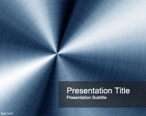 Blue Steel PowerPoint Template