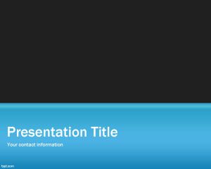 Blue Empty PowerPoint Template