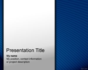 Plantilla PowerPoint Modelo azul