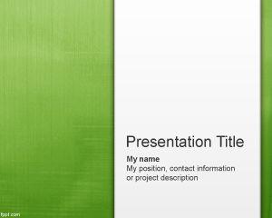 Light Green Abstract PowerPoint Template