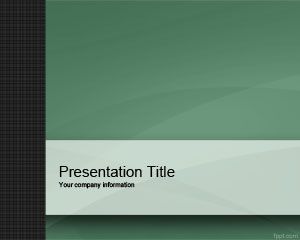 Green Small Company Powerpoint Template