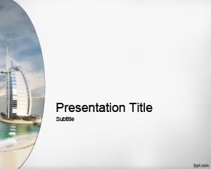 Plantilla PowerPoint de Dubai PPT Template