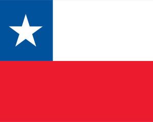 Bandera de Chile Plantilla PowerPoint PPT Template