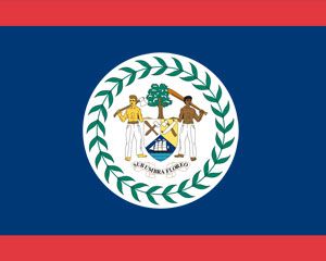 Bandera de Belice Plantilla PowerPoint