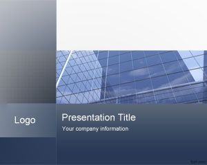 Plantilla PowerPoint de Negocios con Fondo Azul