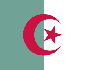 Bandera de Argelia Plantilla PowerPoint
