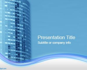 Office Building PowerPoint Template PPT Template