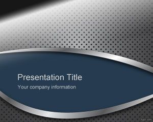 Metal Panel PowerPoint Template PPT Template