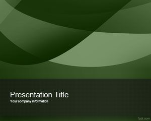 Exotic Green PowerPoint Template PPT Template