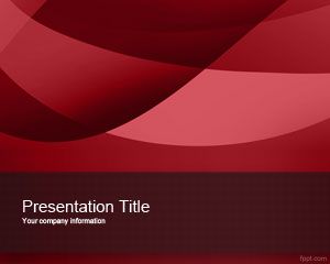 Plantilla PowerPoint Exótica Roja PPT Template