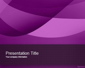 Exotic Violet PowerPoint Template