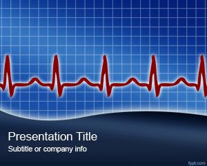 Heart Rythm PowerPoint Template PPT Template