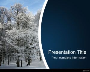 Plantilla PowerPoint de Invierno