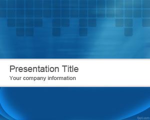 Abstract Blue PowerPoint Template