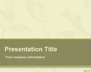 Plantilla PowerPoint Orgánica PPT Template