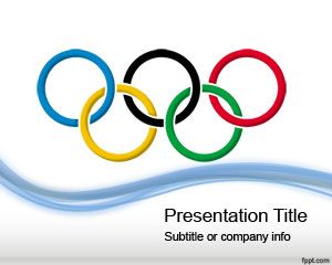 Plantilla PowerPoint de Juegos Olímpicos PPT Template
