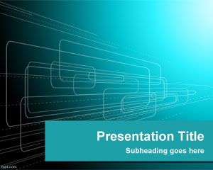 Plantilla PowerPoint con fondo de Tecnología PPT Template