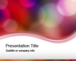 Plantilla PowerPoint con colores claros PPT Template