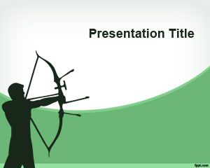 Plantilla PowerPoint de Tiro con Arco PPT Template