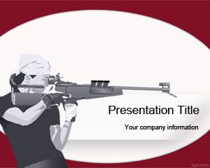 Plantilla PowerPoint de Tiro Olímpico