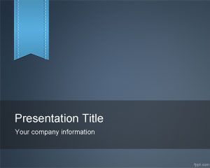 Free elearning PowerPoint template