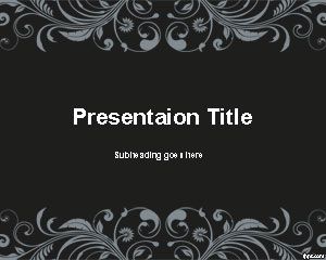 dark powerpoint template