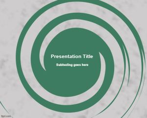 Free Spiral PowerPoint Template