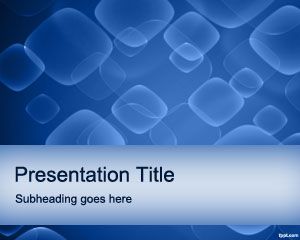 Blue Delight PowerPoint Template Slide