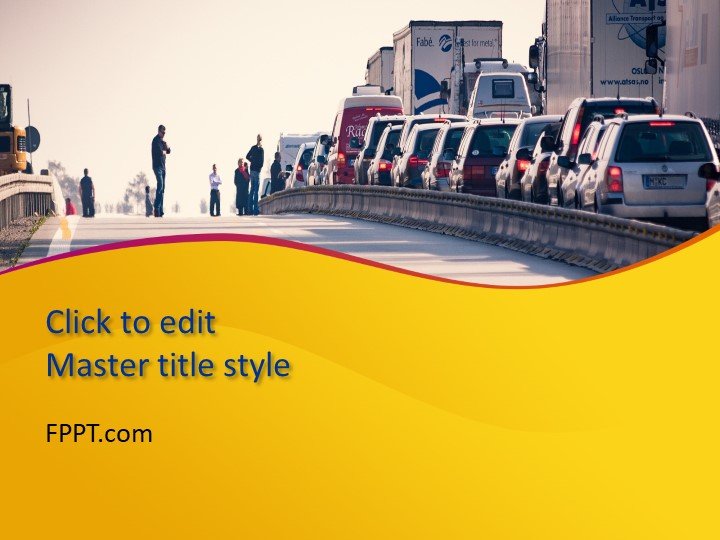 Free Traffic Lights PowerPoint Template PPT